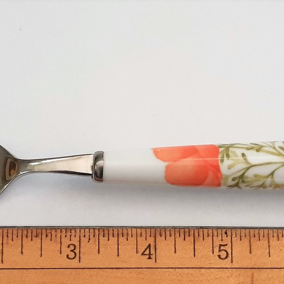 Noritake Forks Knieves Stainless Steel Porcelain Handle Flatware The Bright Side - Picture 7 of 14